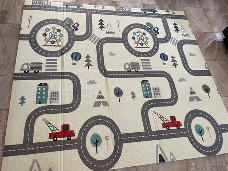 Nová vzdelávacia skladacia penová podložka 200x180, 