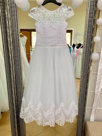 Šaty pre malé princezné vhodné na sv. prijímanie,, 146