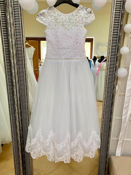 Šaty pre malé princezné vhodné na sv. prijímanie,, 146