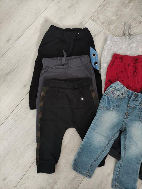 Balík tepláky + rifle, 68–80