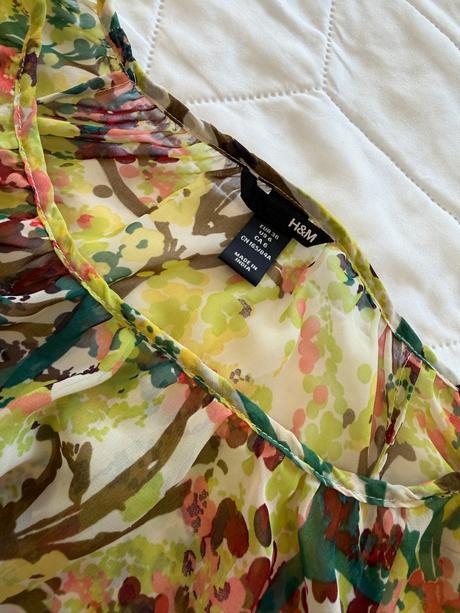 Ľahká kvetinová blúzka h&m, h&m,36