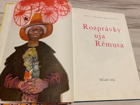 Retro stará kniha rozprávky uja rémusa, 