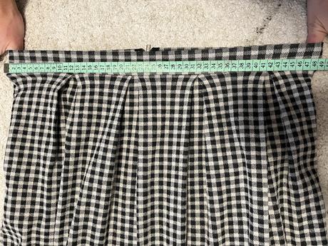 Károvaná sukňa, s
