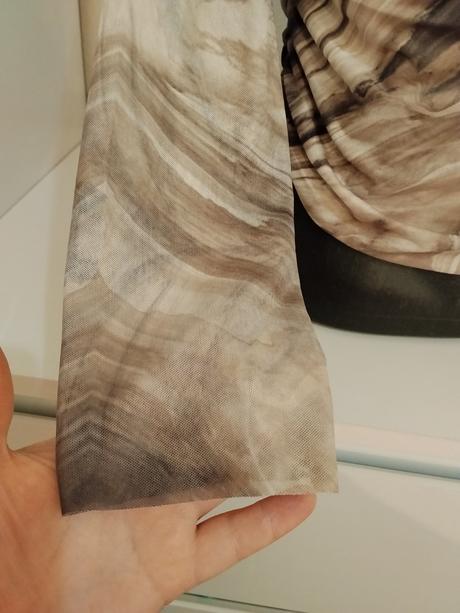 Mramorový off shoulder top bisou s project, 38 / 40 / l / m