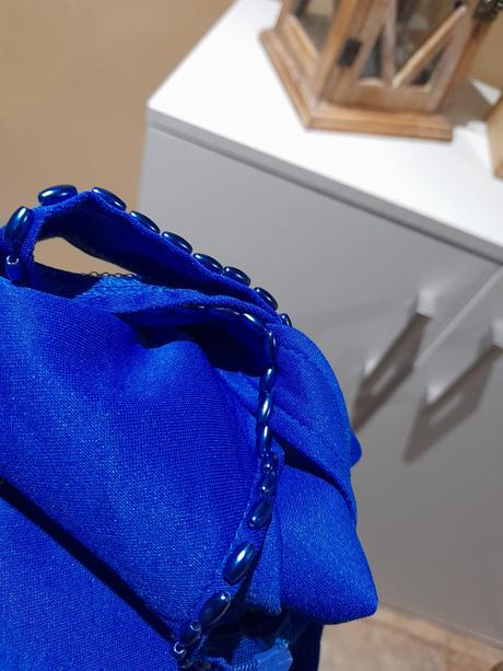 Spolocenske saty kralovska modra farba, 42