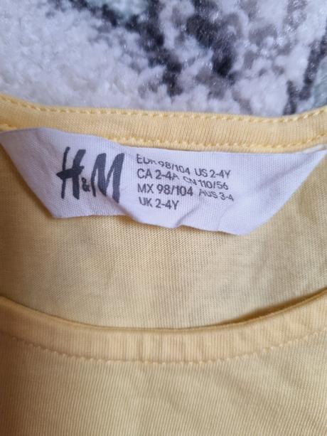 B2030 tielko, jahod, h&m,98