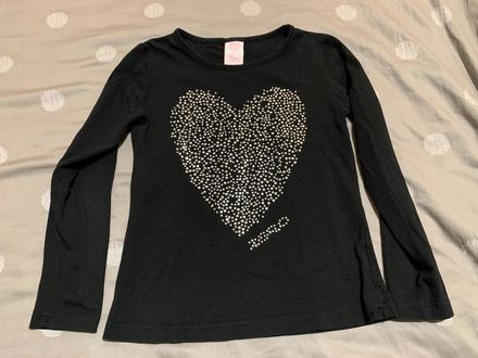 Tričko so srdiečkom, 116