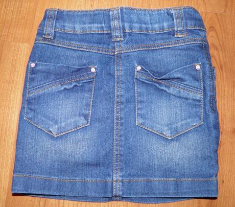 1x oblečená riflová minisukňa, dopodopo,104