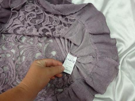 Luxusný čipkovaný top, 44