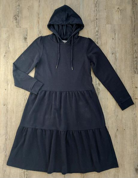 Modré mikinové šaty, gina,36
