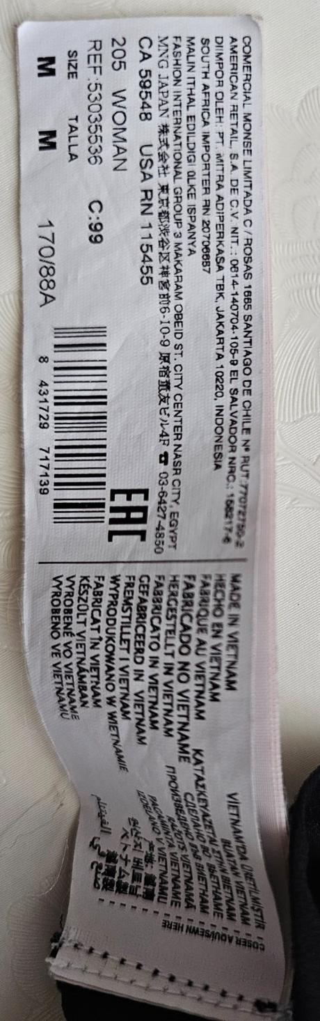 Predám elegantné dámske tielko, mango,m