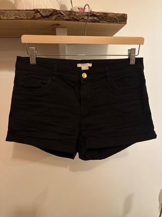 Cierne riflove sortky, h&m,38