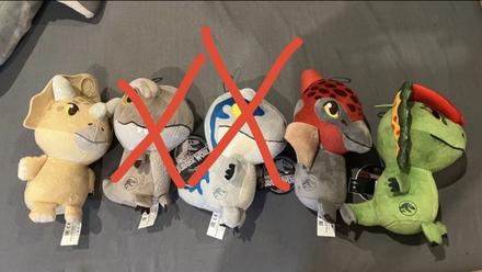 Plyšové dinosaury hračky, 