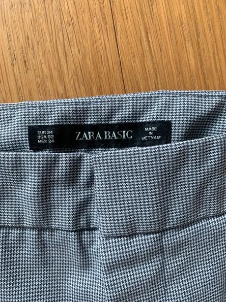 Zara sivé rovné nohavice 34, zara,34