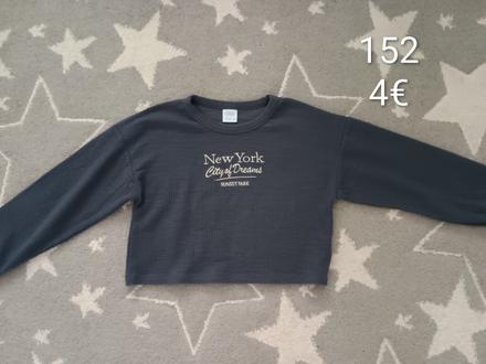 Tričko s dlhým rukávom, zara,152