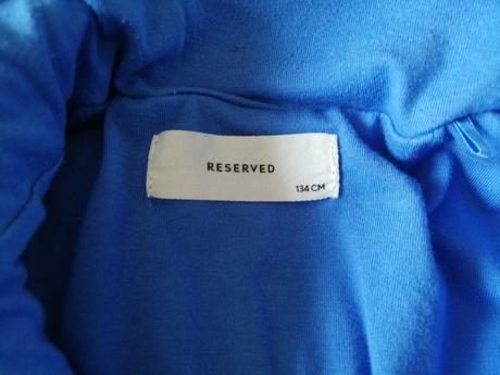 Bunda typ sherpa v128 zn reserved, kráľovská modrá, reserved,128