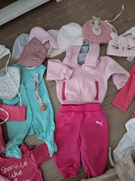 Balík jarneho oblečenia pre dievčatko 0-3 mesiac, 50–62
