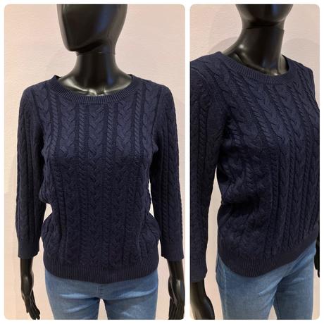 Dámsky tmavomodrý sveter h&m (xs), h&m,xs