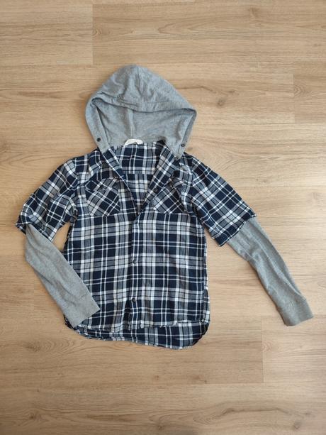 Košeľová mikina, h&m,152