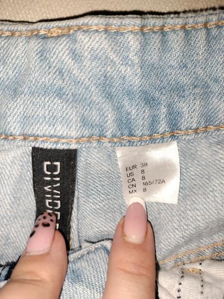 H&m riflové kraťasy, h&m,38