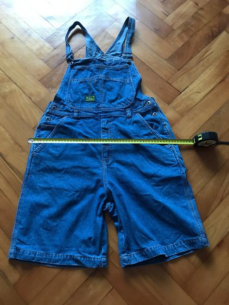 Rifľové kraťasové nohavice s trakmi, 164