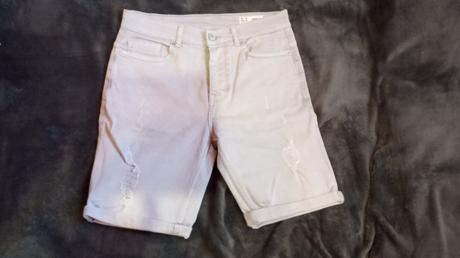 Pánske riflové kraťasy, denim,30