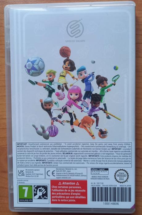 Nintendo switch sports + leg strap, 