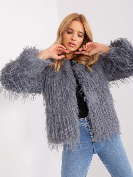 Dámska kožušinová bunda s podšívkou mix farieb, l / m / s / xl / xxl