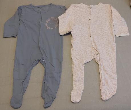 Set pyžamiek/overalov 86, fox & bunny,86