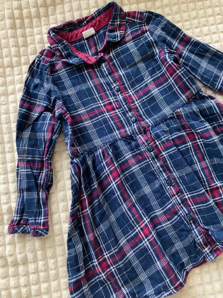 Košeľové šaty, h&m,92