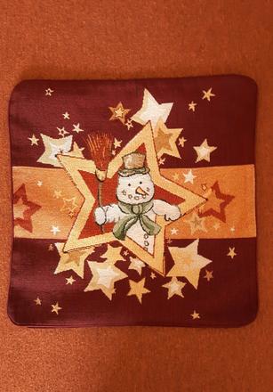 Vianočná obliečka na vankúš, šírka (cm): 40,dĺžka (cm): 40