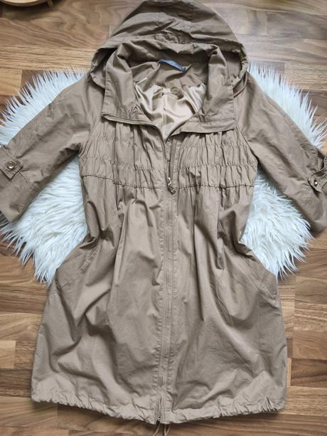 Dámsky štýlový trenckot s 3/4 rukávom, m