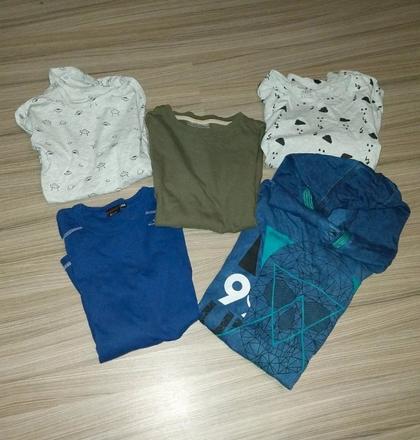 5x tricko ..cena spolu, 134