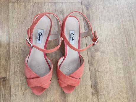 Sandále kožené clarks kendra petal, clarks,40