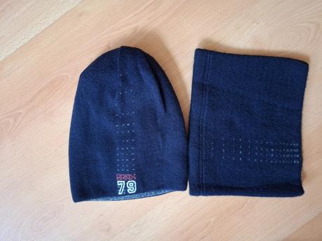 Set obojstranná čiapka s nákrčníkom, 