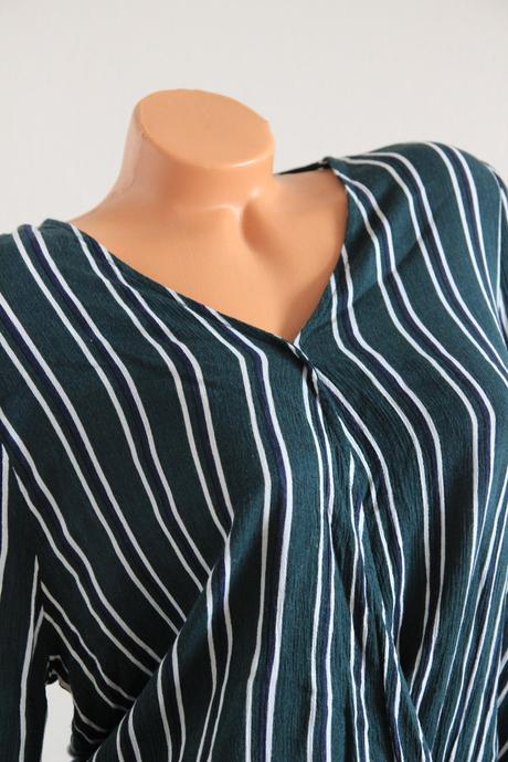 Tmavo zelená blúzka, l, l