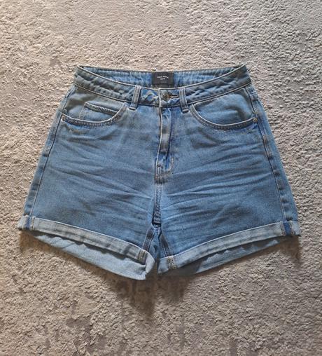 Riflové šortky vero moda, vero moda,s