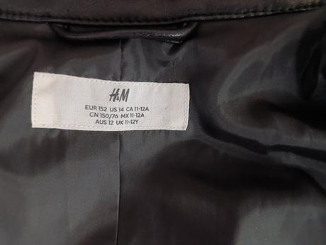 Bundička z umelej kože, h&m,152