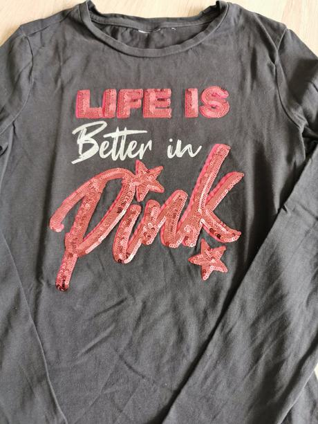 Tričko pink, mango,140