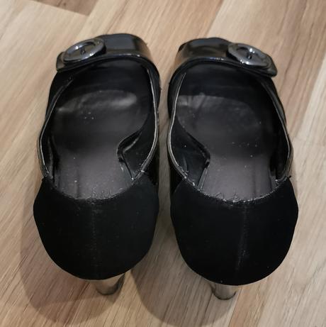 Čierne otvorené lodičky, 38