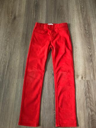 Elastické nohavice, h&m,128
