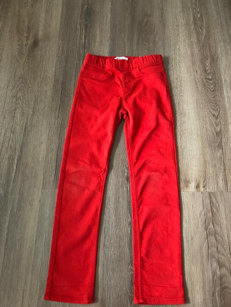 Elastické nohavice, h&m,128