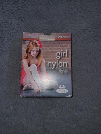 Biele silonky 146-152, 146