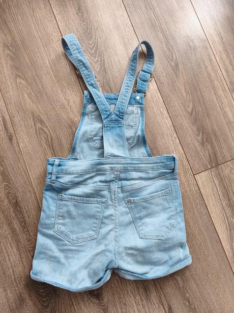 Riflové šortky na traky, h&m,128