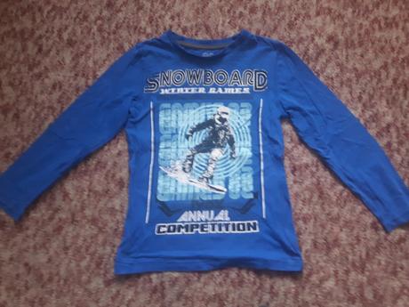 Balík chlapčenských tričiek s dlhým rukávom 3ks, 140–152