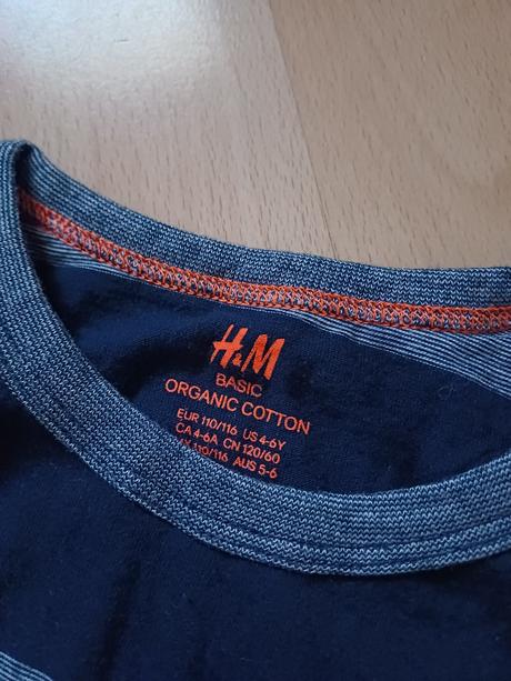 4x tričko 110 + 110/116, h&m,110