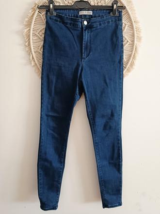 Elastické džínsy s vysokým pásom h&m, h&m,m