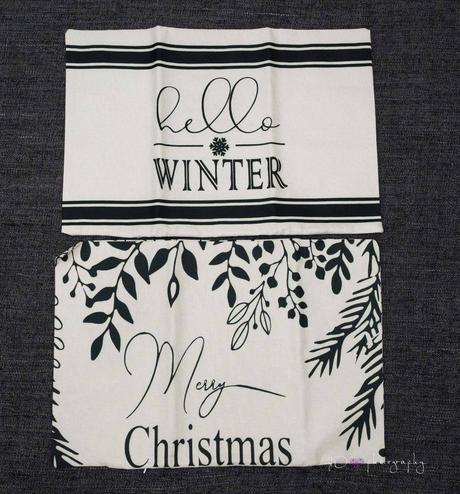 2 x vianočné obliečky na dekoračné vankúše 40x60,