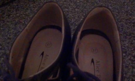 Šedé lodičky na nízkom opätku veľ.37, 37