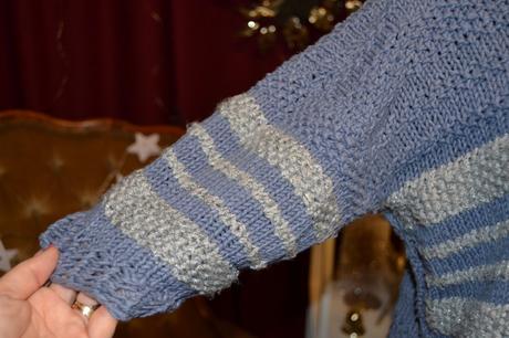 Sveter rucne pleteny, l